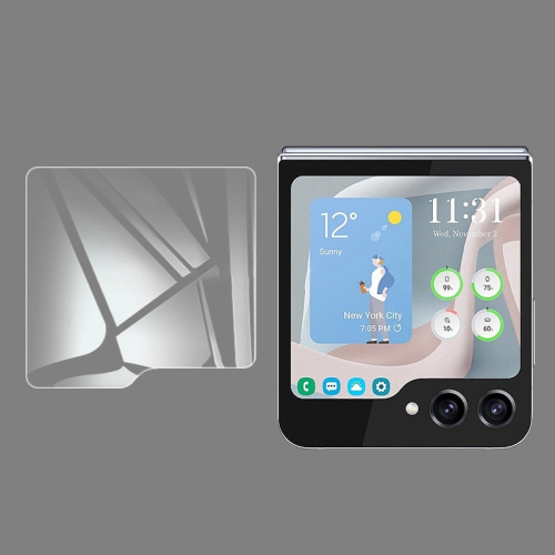 Protecteur d'écran en verre trempé ultramince de PANDACO pour Galaxy Z Flip6 de Samsung