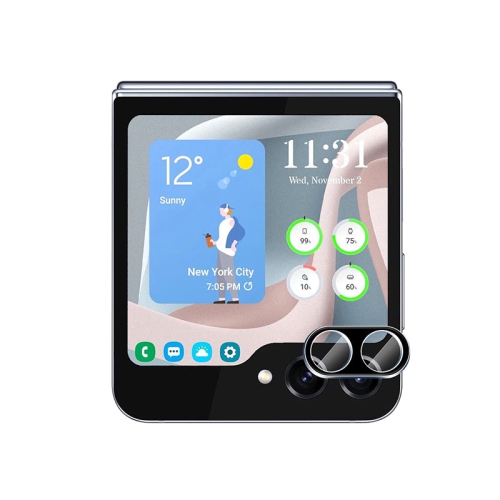 Protecteur d'écran en verre trempé de PANDACO pour Galaxy Z Flip6 de Samsung