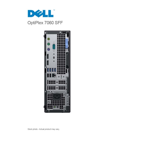 Dell OptiPlex 7060 Small Form Factor Desktop - Intel Core i7-8700, 64GB Memory, 2TB SSD, Win 11 Pro + Wi-Fi, DVD by DELL - Refurbished condition - Image 2
