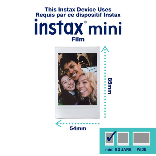 Ensemble-cadeau avec appareil photo instantané Instax Mini 12 de Fujifilm - Rose fleuri