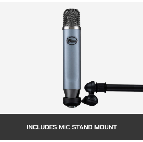 Logitech – Microphone à condensateur XLR Blue Ember pour studio, enregistrement, baladoémissions, microphone de diffusion