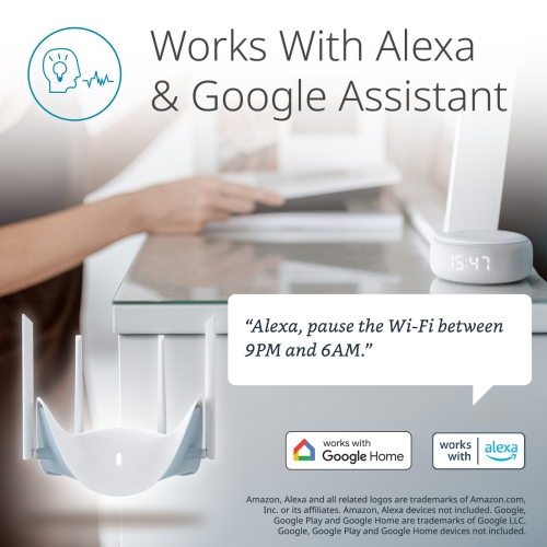 D-Link BE9500 Tri-Band Wi-Fi 7 Smart Router – Sculptured-Wing Design, 2.5 GbE, Self-Optimizing Mesh, Multi-Link, Multi-Gig, Parental Controls,