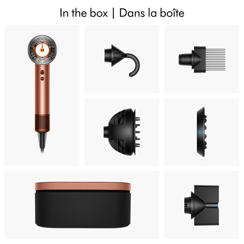 Sèche-cheveux Supersonic Nural de 1600 W de Dyson - Édition spéciale - Soie ambrée