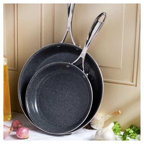 HENCKELS Capri 3 Piece Aluminum Fry Pan Set