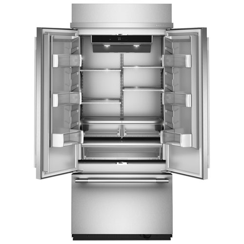 Kitchenaid 41" 25.5 Cu. Ft. Built-in Side-By-Side Refrigerator - Stainless Steel