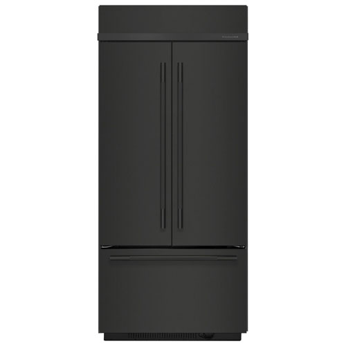 Kitchenaid 36" 20.8 Cu. Ft. Built-in French Door Refrigerator - Black Ore