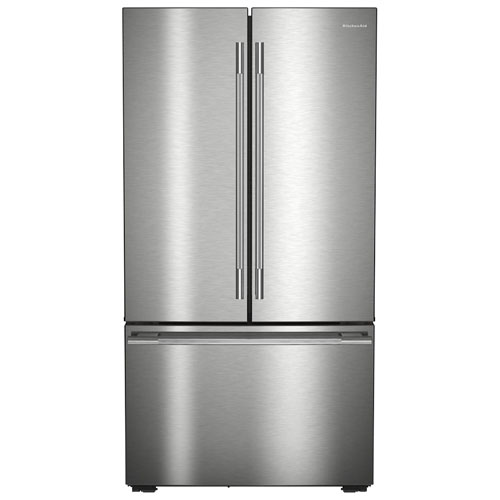 Kitchenaid 36" 24.3 Cu. Ft. French Door Refrigerator with Water Dispenser - PrintShield Stainless