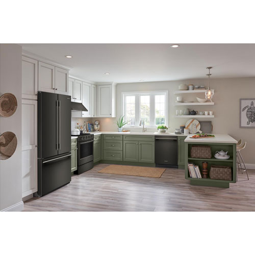 Kitchenaid 36" 24.3 Cu. Ft. French Door Refrigerator with Water Dispenser - Black Ore