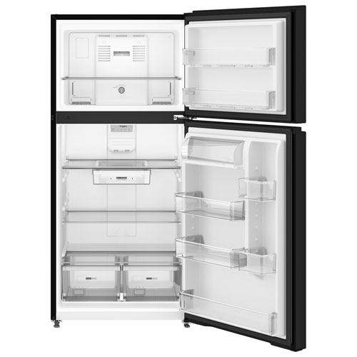 Whirlpool 30" 19.3 Cu. Ft. Top Freezer Refrigerator - Black