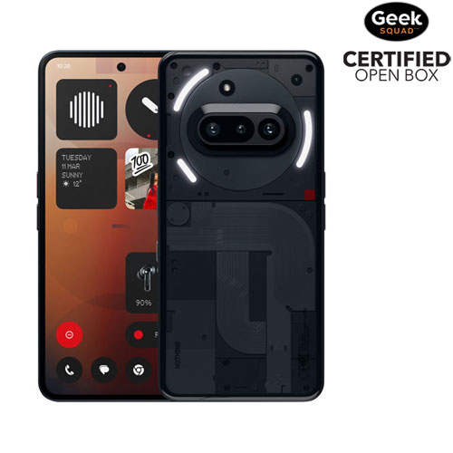 Boîte ouverte - Phone de 256 Go de Nothing - Noir - Déverrouillé - Exclusivité Best Buy