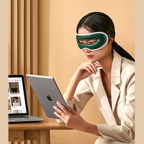 Eye Massager Vibration Electric Heating Cold Gel Eye Mask Massaje Relaxation Relieve Eyes Dark Circles Health Care Massage Saude