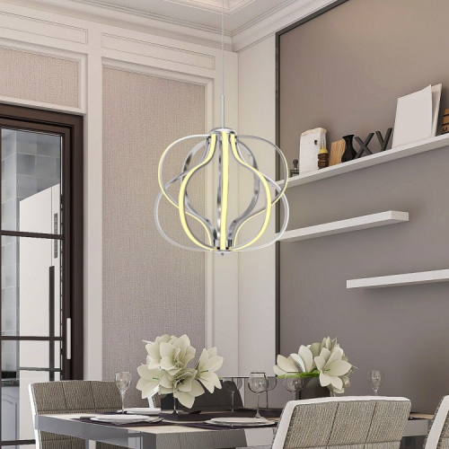 Dimmable Warm White LED Chandelier for Living Room and Dining