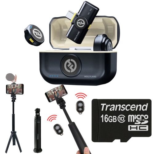 HOLLYLAND  Lark M2 Wireless Lavalier Mic System With USB-C Content Creation Kit