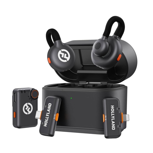 Hollyland Lark M2S Ultimate Combo Mic for iPhone/Camera/Android/PC Bundle