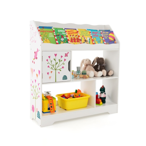 Rangement de jouets pour enfants avec étagère et armoire pour salle de jeu