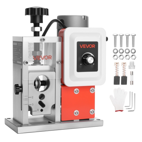 VEVOR 0.06-1.57 in Electric Wire Stripping Machine, 400W Automatic Motorized Cable Stripper, 9.84 IPS Wire Peeler with Blades, V-Shaped Rollers,