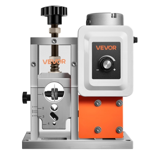 VEVOR 0.06-1.57 in Electric Wire Stripping Machine, 400W Automatic Motorized Cable Stripper, 9.84 IPS Wire Peeler with Blades, V-Shaped Rollers,