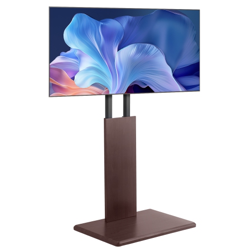 VEVOR 99 lbs Capacity Universal TV Stand, Table Top TV Stand for 32-70 inch Screens, Swivel and Height Adjustable TV Mount Stand with Power Strip,