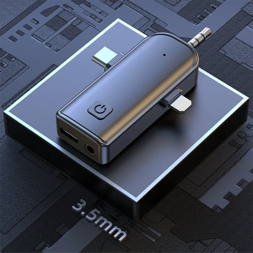 Micro-cravate sans fil pour iPhone, Android, USB-C, Plug-Play, mini microphone à délai ultrafaible 2,4 G pour entrevue /tiktok/Vlog/YouTube