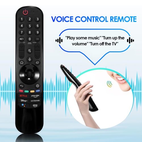 Replacement for LG TV Remote, for All 2016-2023 LG Remote Control for Smart TVs, AKB76045005 Remote Control for MR20/21/22/23 GA with Voice Function