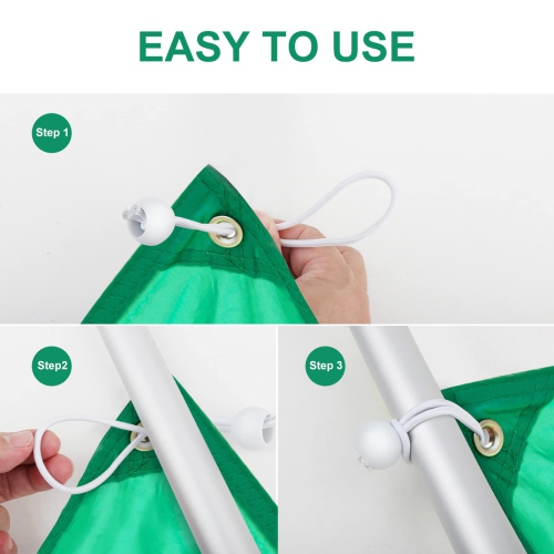 50 Pieces 6-Inch Outdoor Ball Bungee Cords for Tying Tarps, Camping Supplies, Cargo, and Tent Poles