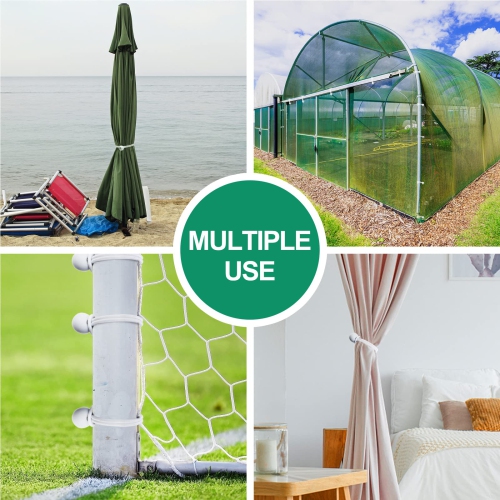 50 Pieces 6-Inch Outdoor Ball Bungee Cords for Tying Tarps, Camping Supplies, Cargo, and Tent Poles