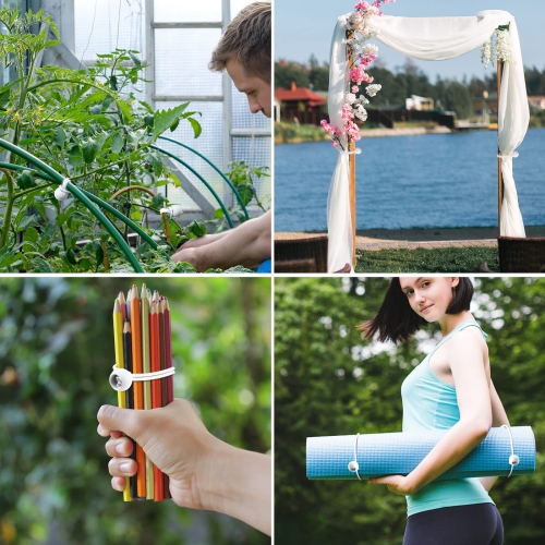 50 Pieces 6-Inch Outdoor Ball Bungee Cords for Tying Tarps, Camping Supplies, Cargo, and Tent Poles