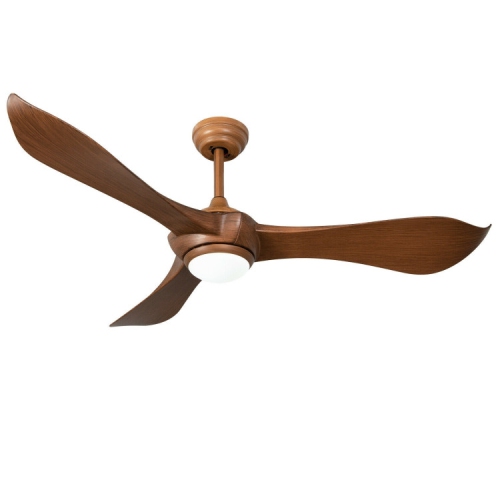 Ceiling Fan with Light and Reversible DC Motor for Energy-Efficient Cooling