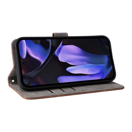 PANDACO Brown Wallet Case for Google Pixel 10 Pro XL