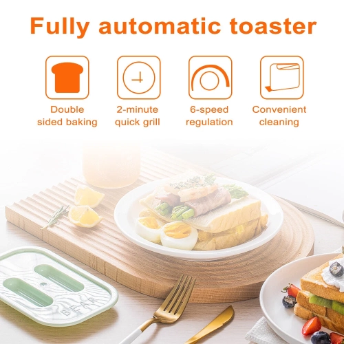 Home Toaster Bread Maker Sandwich Breakfast 2 slices