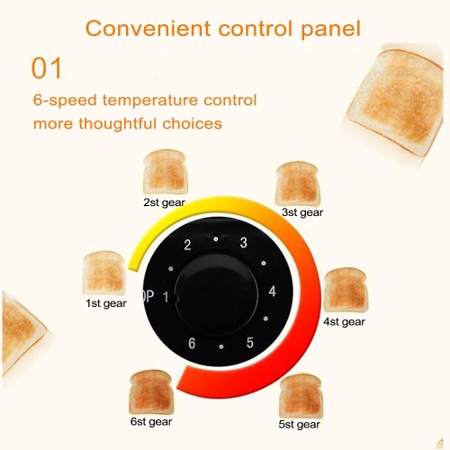 Home Toaster Bread Maker Sandwich Breakfast 2 slices