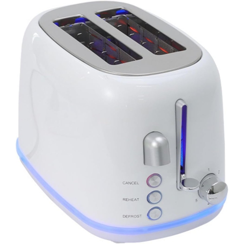 2-slice toaster with 6 toasting levels, smart compact toaster with extra-wide slots and removable crumb tray, perfect for toasting fruit bread,