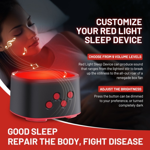 Red light sleep device 630nm pure light lamp sleep aid white noise red light sleep instrument