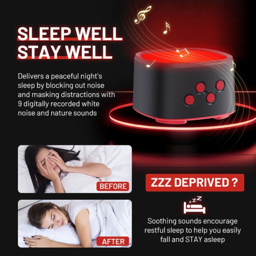 Red light sleep device 630nm pure light lamp sleep aid white noise red light sleep instrument