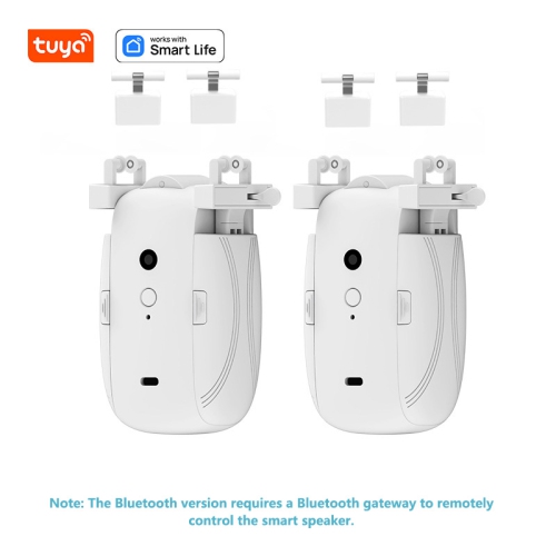 Ouvre-rideau intelligent automatique, robot d'ouvre-rideau à télécommande, maison intelligente, adapté aux rails en T/U - Version Bluetooth