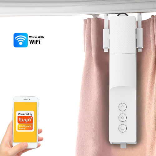 Electric curtain motor, intelligent 2.4GWiFi universal curtain robot, suitable for TIU type