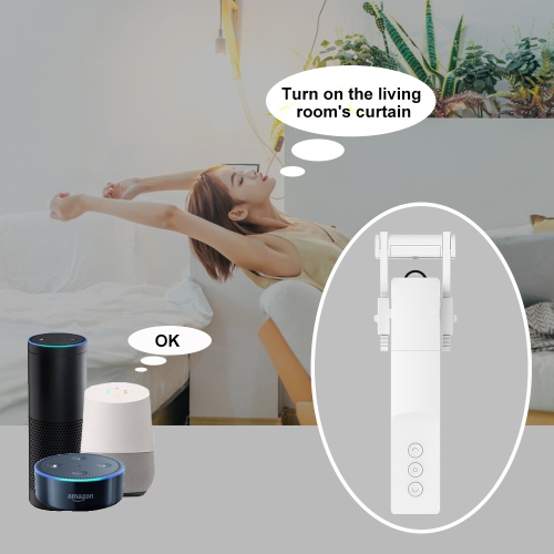 Electric curtain motor, intelligent 2.4GWiFi universal curtain robot, suitable for TIU type