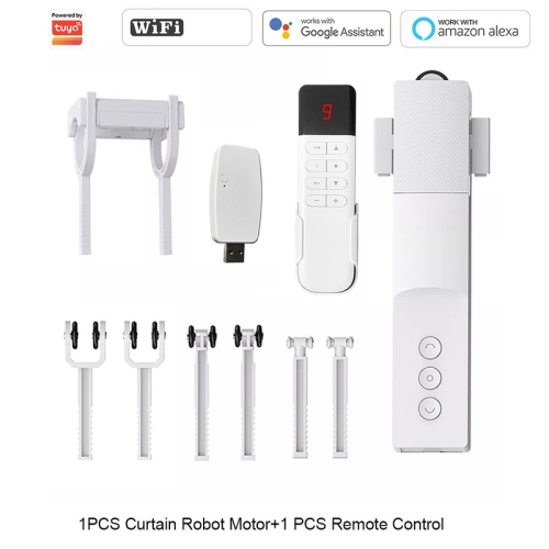 Electric curtain motor, intelligent 2.4GWiFi universal curtain robot, suitable for TIU type