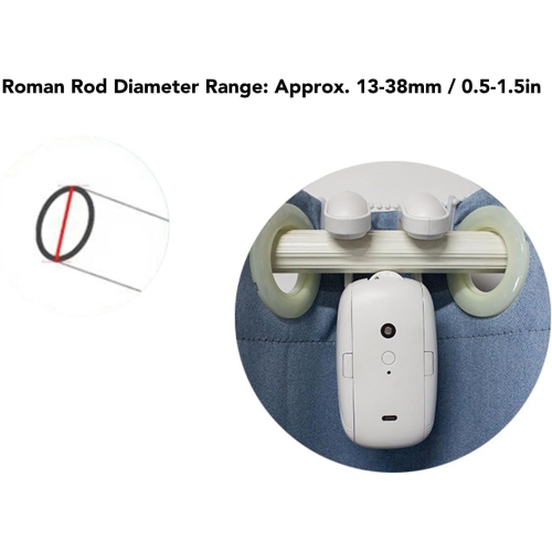 Automatic curtain opening, remote control curtain opening robot, controlled by Tuya app, suitable for Roman rod track - Bluetooth model