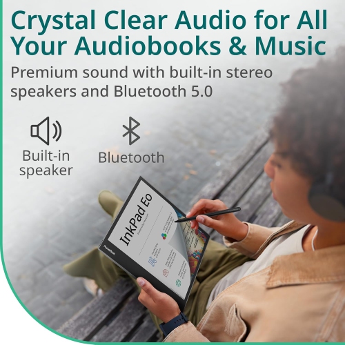 PocketBook InkPad Eo | 10.3" color E Ink Kaleido 3 screen | Handwriting & stylus | Android 11 | Camera for notes on photos | Bluetooth & built-in