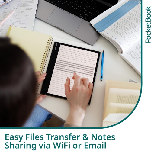 PocketBook InkPad Eo | 10.3" color E Ink Kaleido 3 screen | Handwriting & stylus | Android 11 | Camera for notes on photos | Bluetooth & built-in