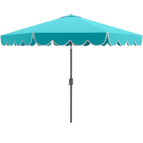 Patio Umbrella with Crank Lift and Adjustable Tilt for Outdoor Use