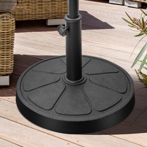 Base ronde pour parasol d'extérieur pour parasol de patio et de jardin