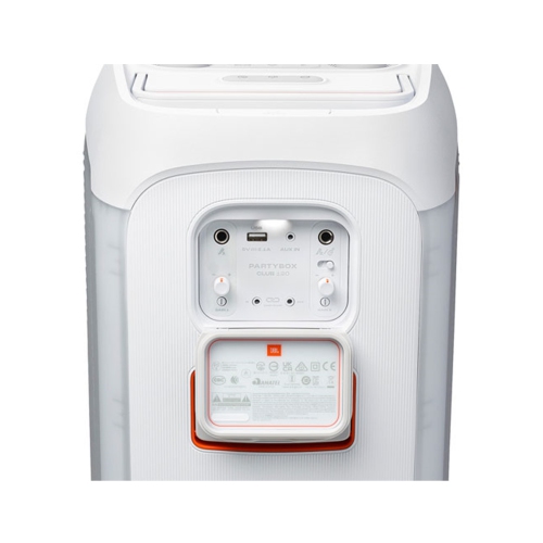 JBL PartyBox Club 120 Portable party speaker(White) +JBL Party Light Stick-Bundle