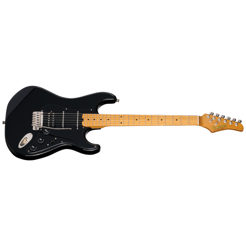 Guitare électrique Pacer Deluxe GT de Kramer avec sac de rangement - Noir intrus