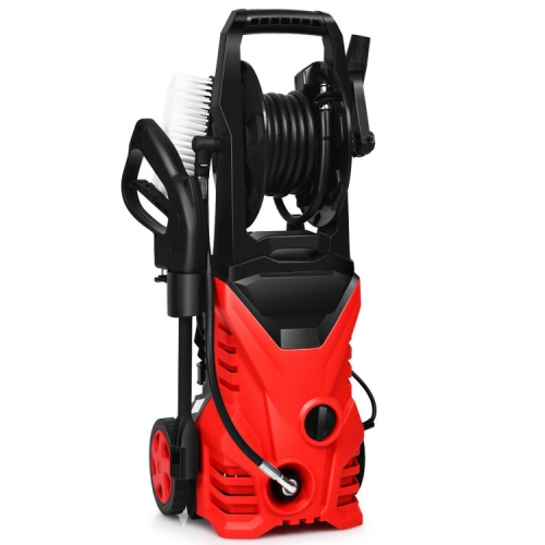 Heavy-Duty 2030PSI Electric Pressure Washer with Hose Reel for Car, Patio & Driveway