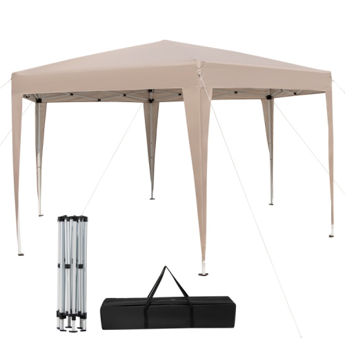 Hexagon Shape Pop-Up Canopy with Adjustable Frame and Dressed Legs