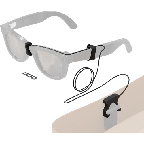 Extension Charging Cable Compatible with RayBan META Smart Glasses Charger Case for Wayfarer, Skyler,