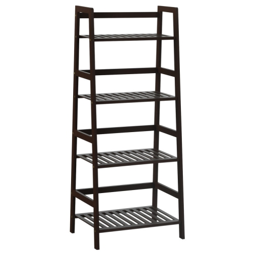 Wicker Plant Stand 4-Tier Display Rack with Guardrails – Space-Saving Organizer