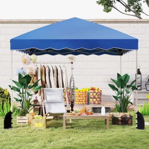 Easy Setup Folding Pop-Up Canopy Tent with Roller Bag